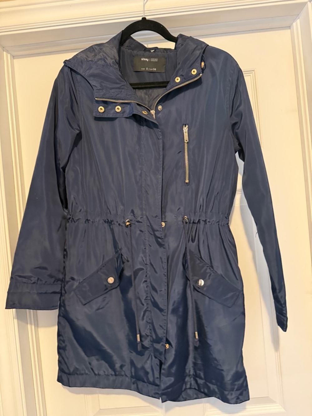 Sinsay lightweight jacket with hood size small
